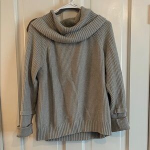 41 Hawthorn Light Gray Cowl Neck Sweater
